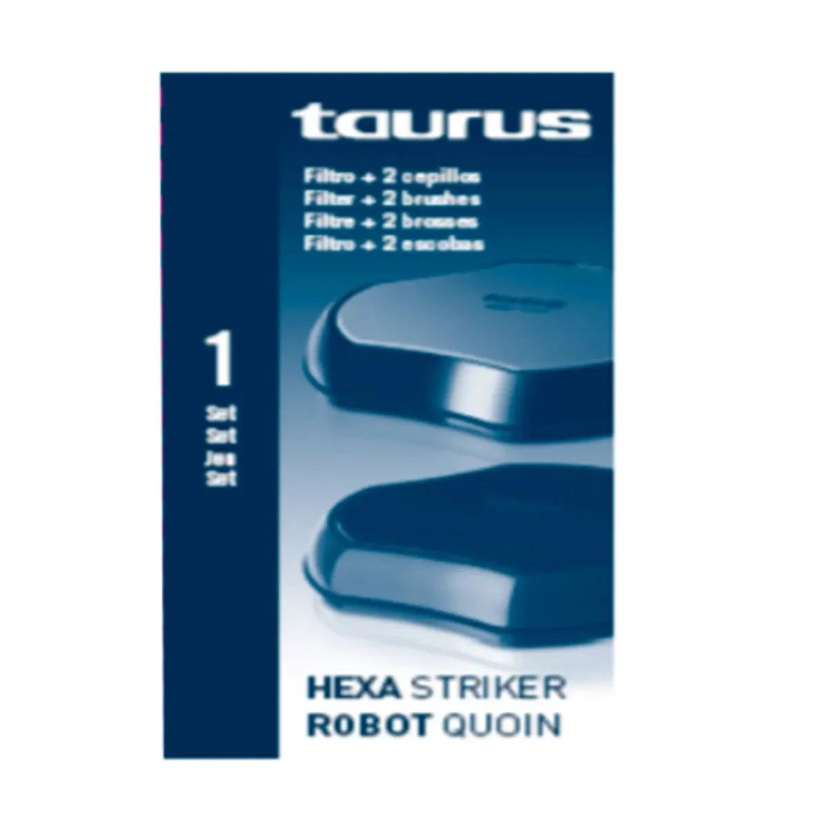 Aspirateur robot filtre et rouleaux Taurus Hexa, Striker, Quoin