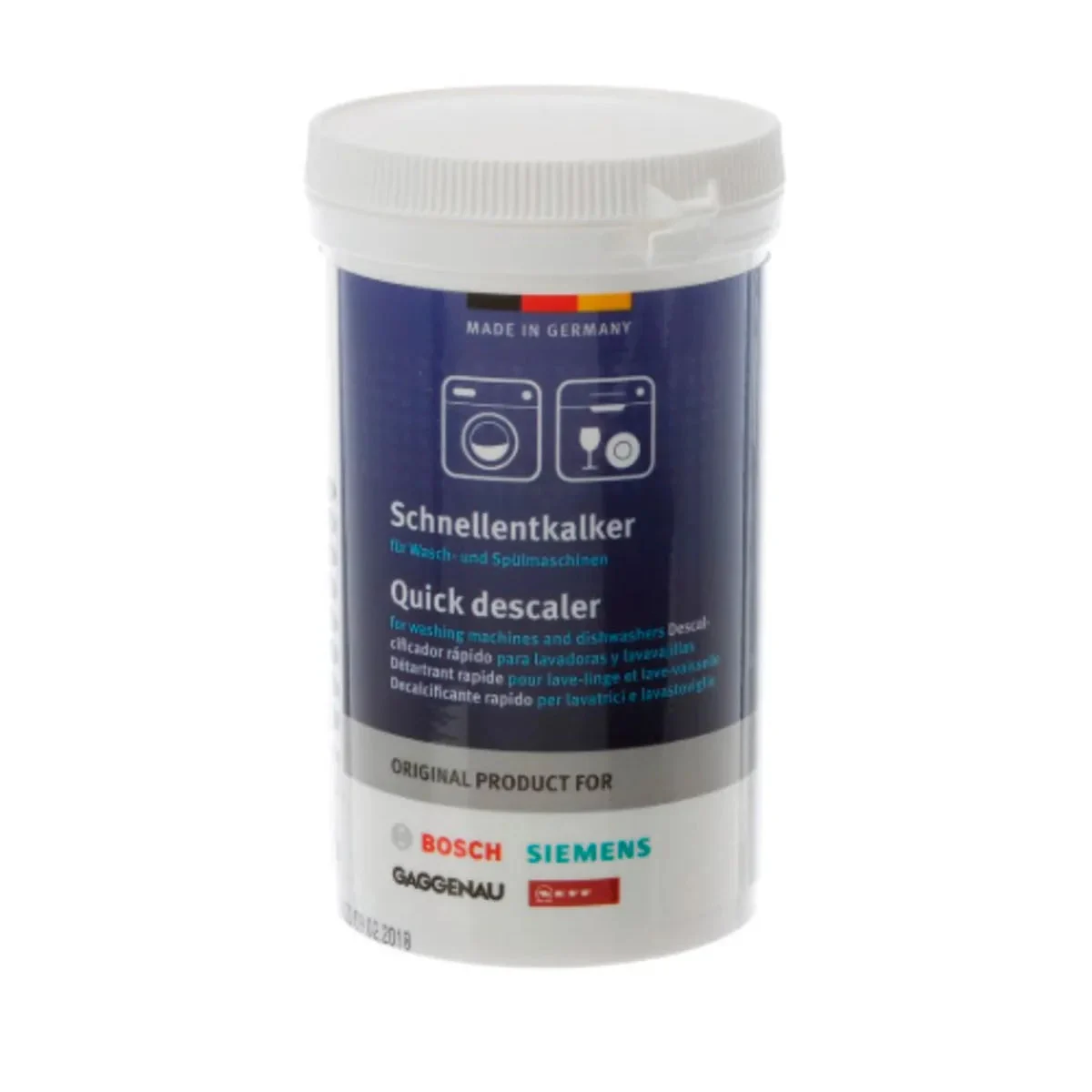 Détartrant nettoyant pour lave-linge et lave-vaisselle Bosch, Siemens, Balay 00312524