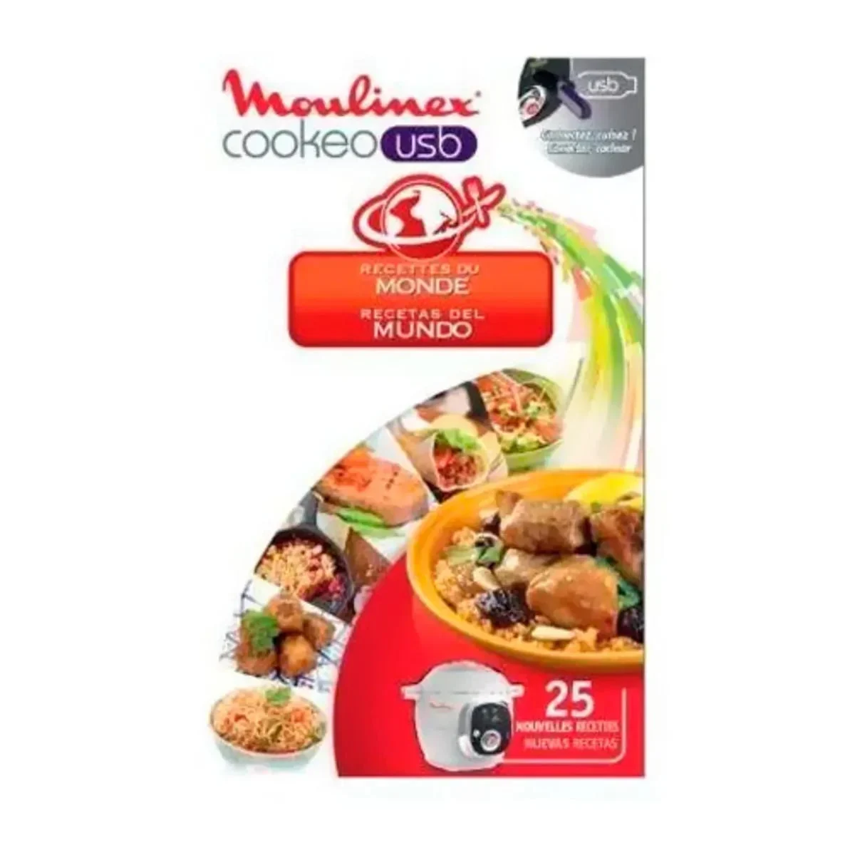 Recettes USB du monde Cookeo USB du monde entier XA600111 - Moulinex