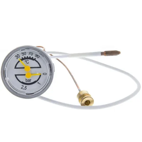 Thermomètre manométrique pour chaudière Junkers Bosch 87161423950 ZWA241 - JUNKERS/BOSCH