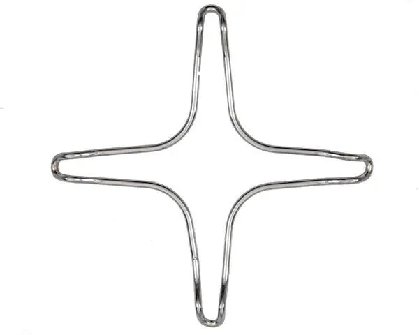 Grille d'appoint pour cuisine 255x255 mm inox - STANDARD