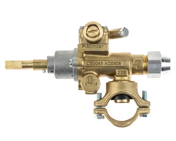 Robinet à gaz pour cuisinière pel22s - bride ø.27 | 777079