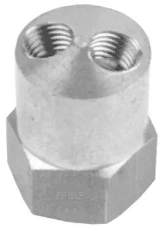 Adaptateur double robinet gaz ad,as - MATERIAL COMUN