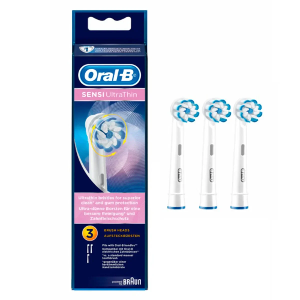 Cepillo dentaire Braun Oral-B Ultra Mince 3 ud.