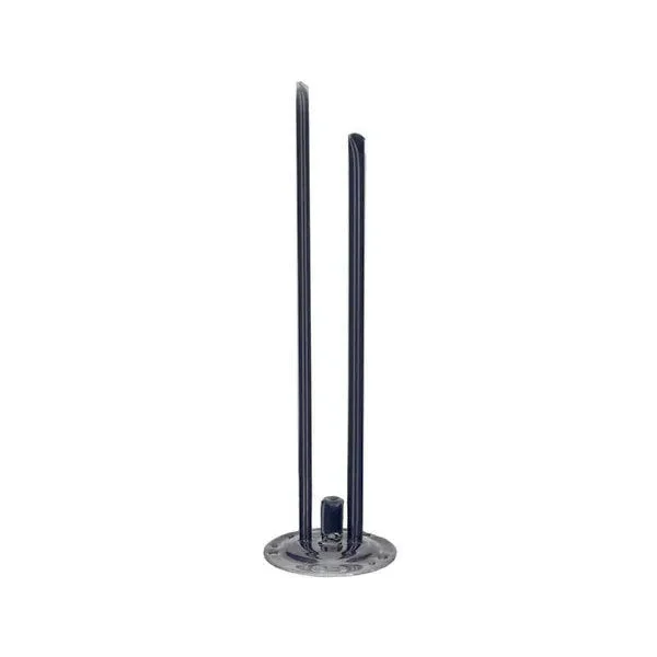Porte-tuyau pour chauffe-eau noir noir code 500001 Ø133x420 mm