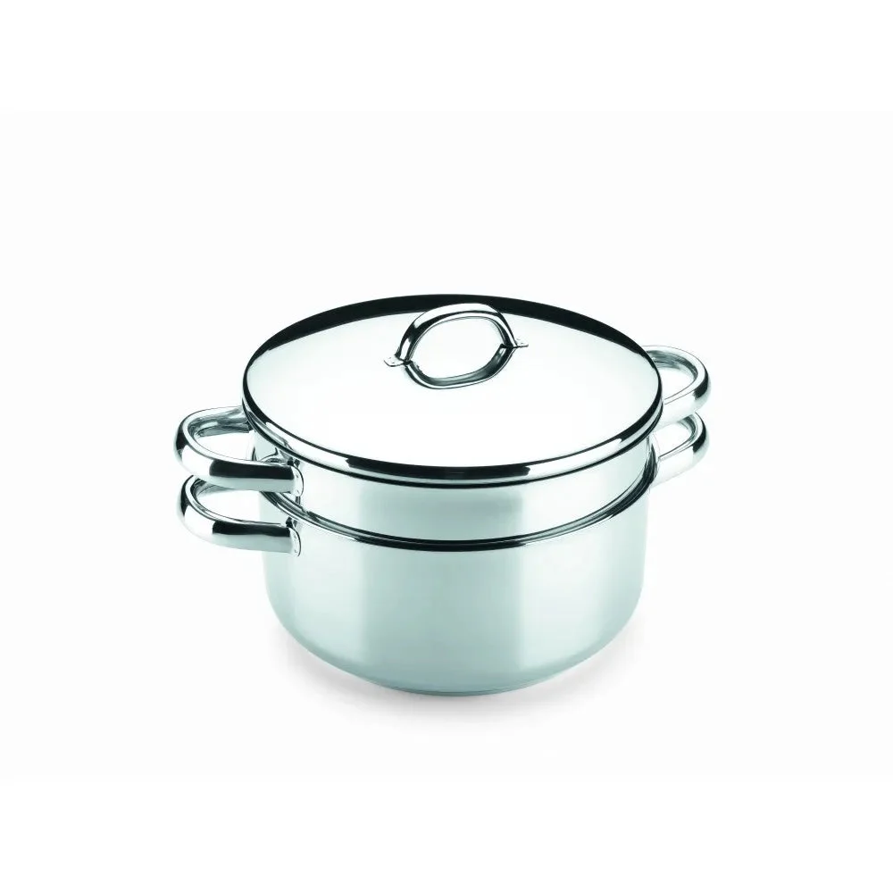 ALZA ALZA cocotte + cuiseur vapeur 24 cm.
