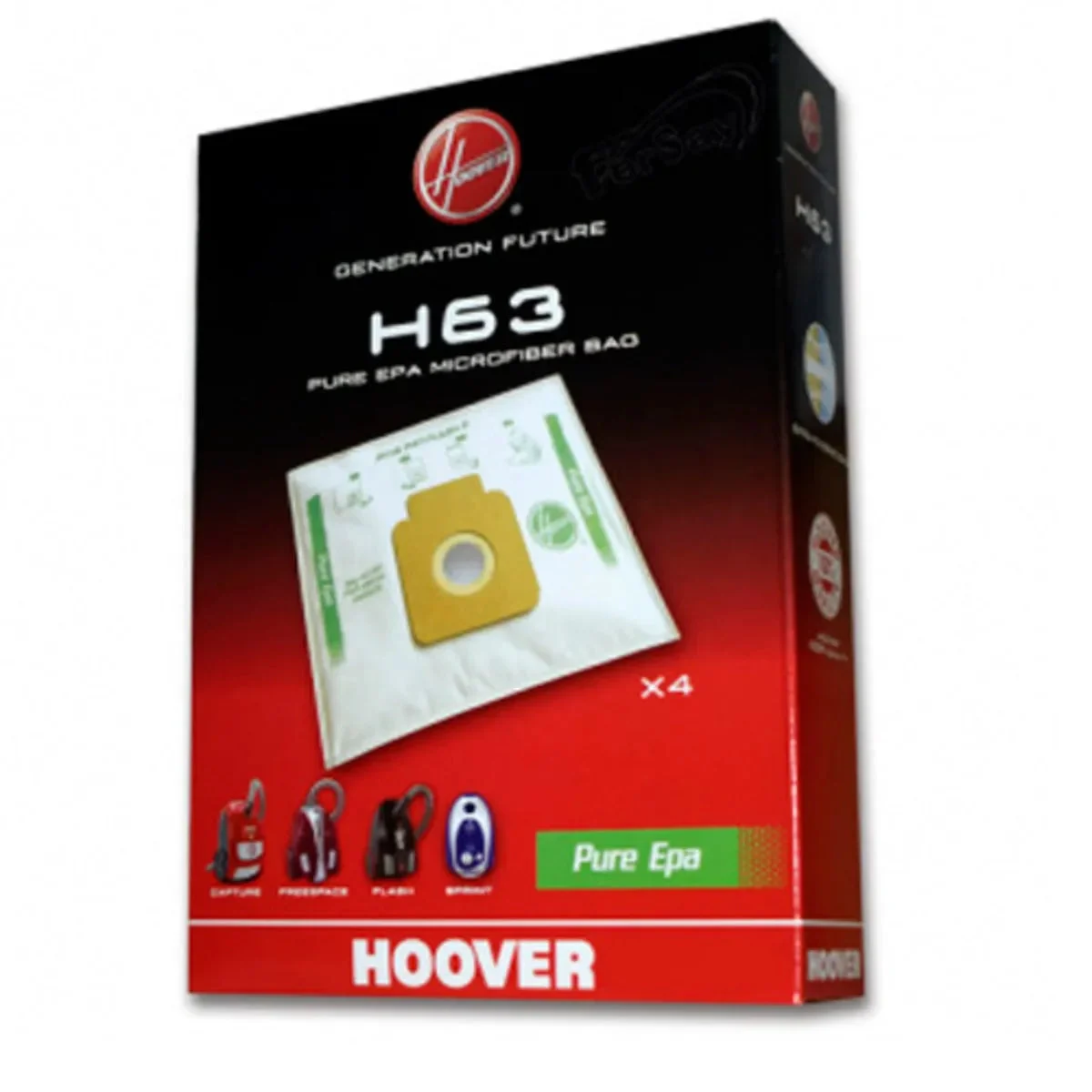 Sac pour aspirateur Hoover H63 - 4 pièces 35600536