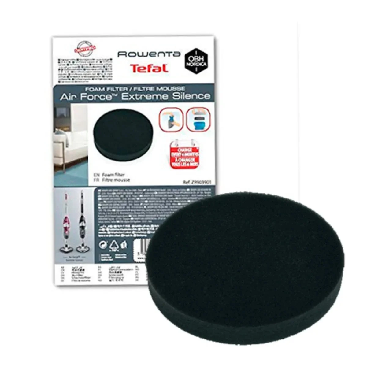 Filtre mousse Air Force et Air Force Extreme Rowenta ZR903901