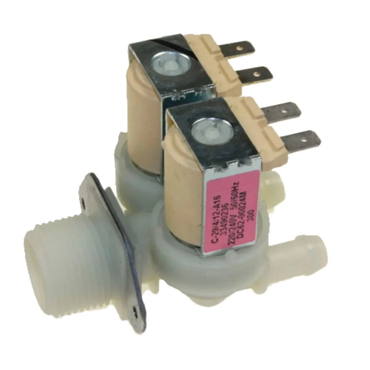 Electrovanne 2 voies pour lave-linge universel 00036643