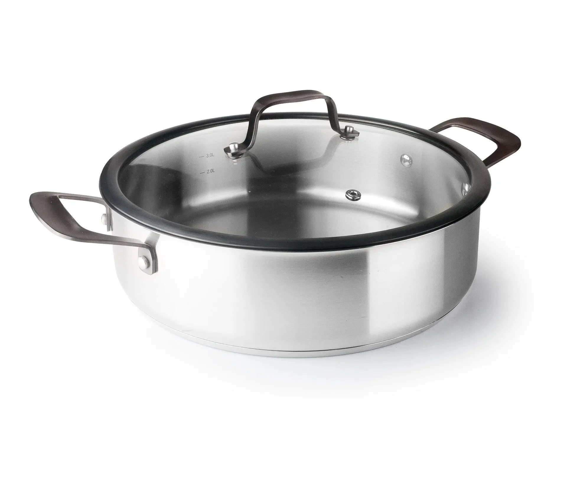 Casserole basse avec couvercle LACOR Origin 47128