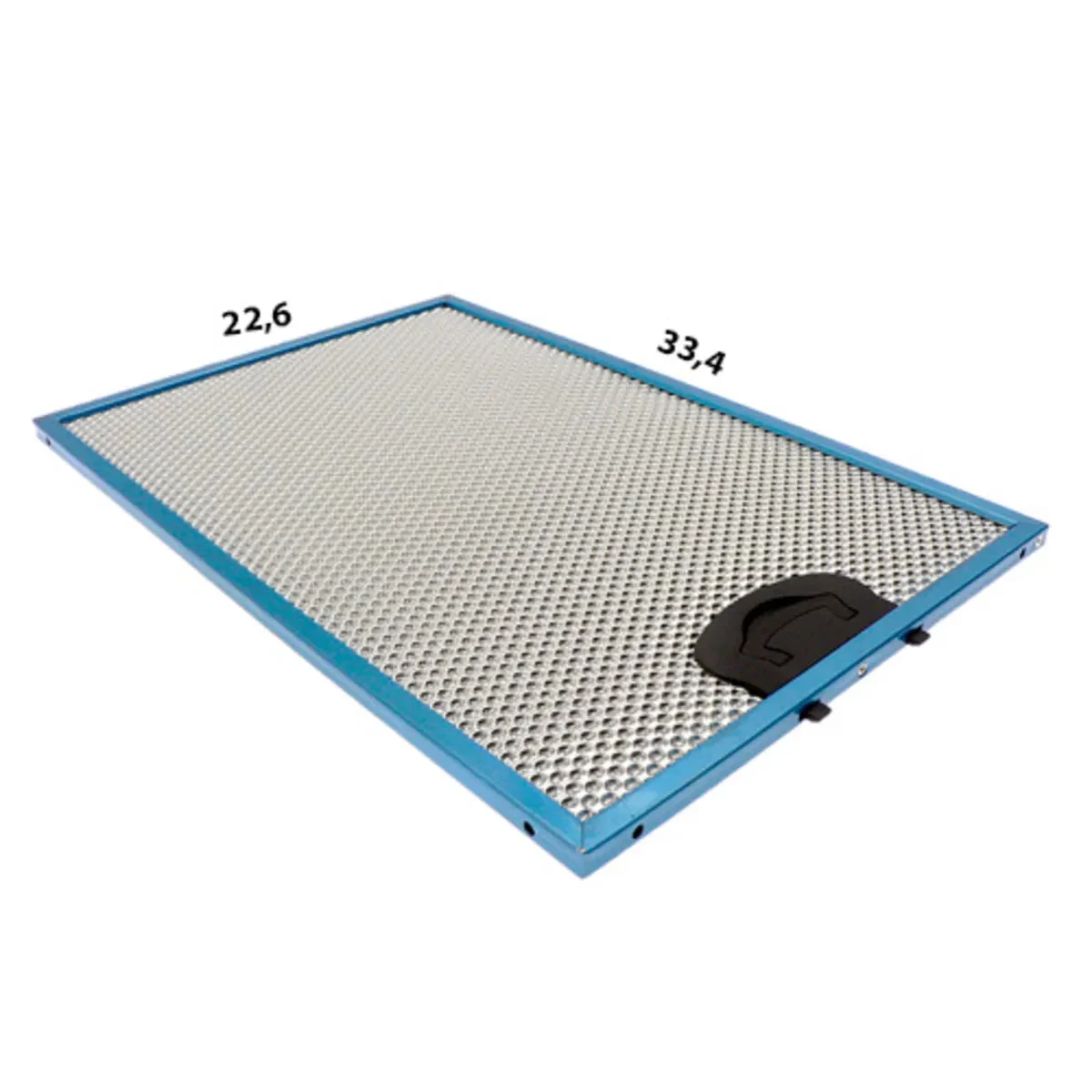 Filtre en aluminium pour hotte Fagor, Edesa, Mastercook 22,6x33,4 cm YY71X0303