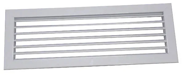 Grille d'aération 600 x 100 mm. ph45 blanche - STANDARD