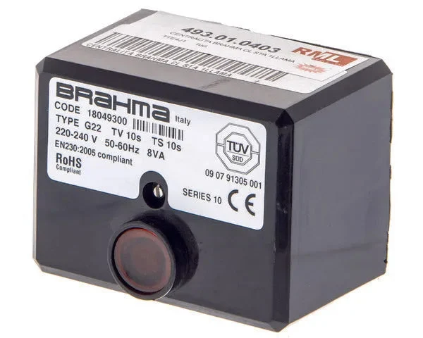 Brahma centrale de commande brûleur g22 tv10