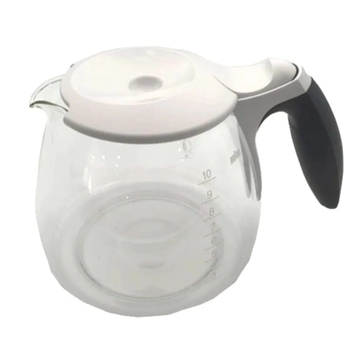 Verseuse blanche pour cafetière Braun KFK 500 10 tasses AX13210011