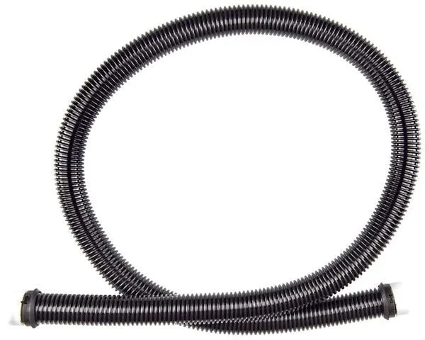 TUBE SOUPLE D'ASPIRATEUR AVEC CLIP NOIR - STANDARD
