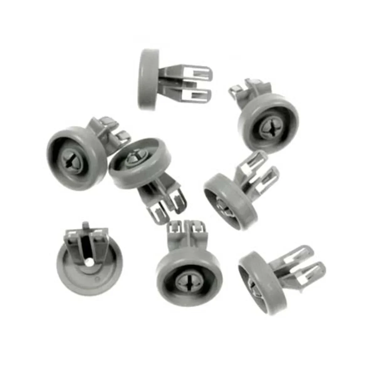 Lot de 8 roues pour panier inférieur lave-vaisselle Whirlpool 481252888112