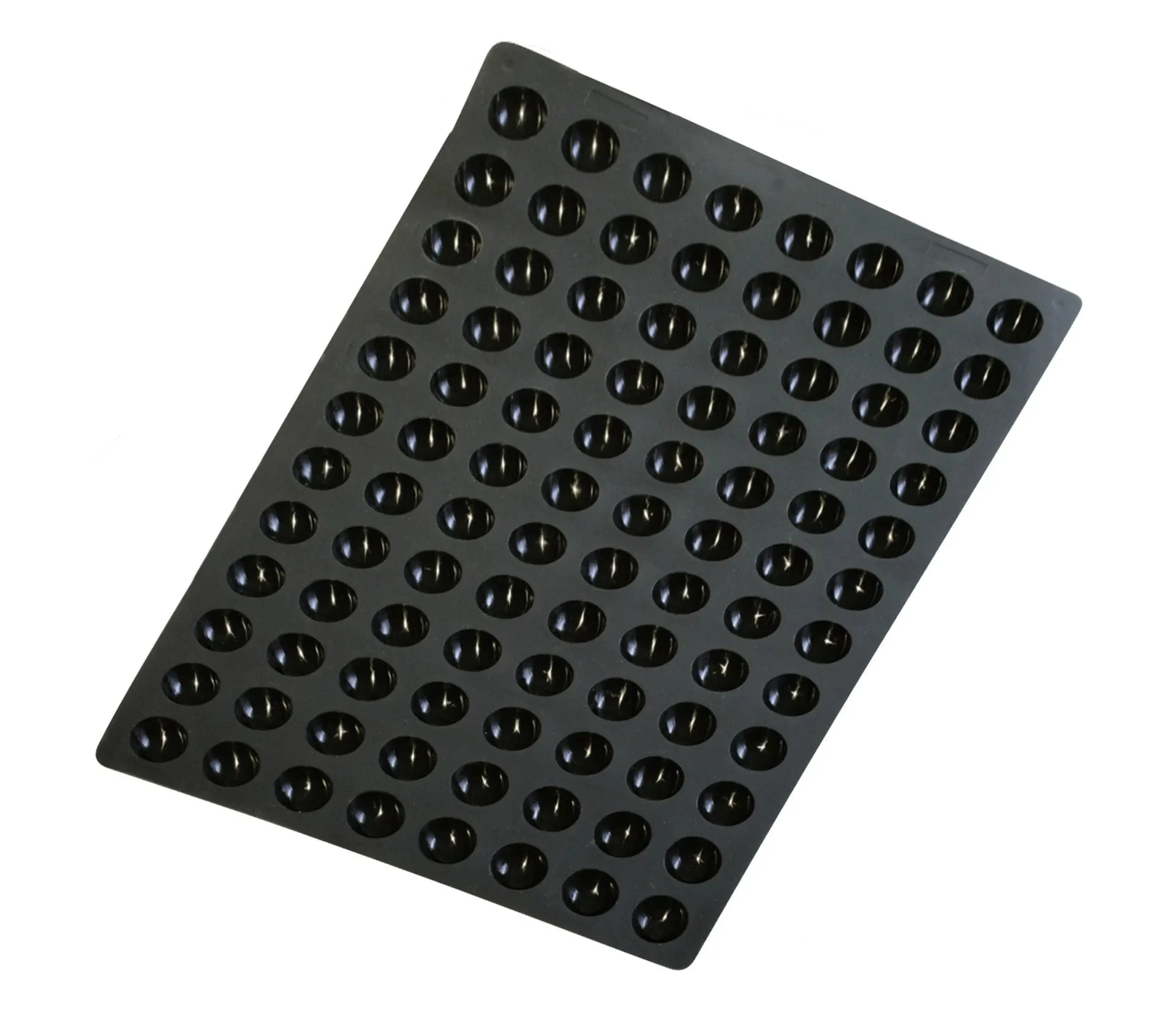 LACOR Moule demi-sphérique mini 96 cavités Noir 66762