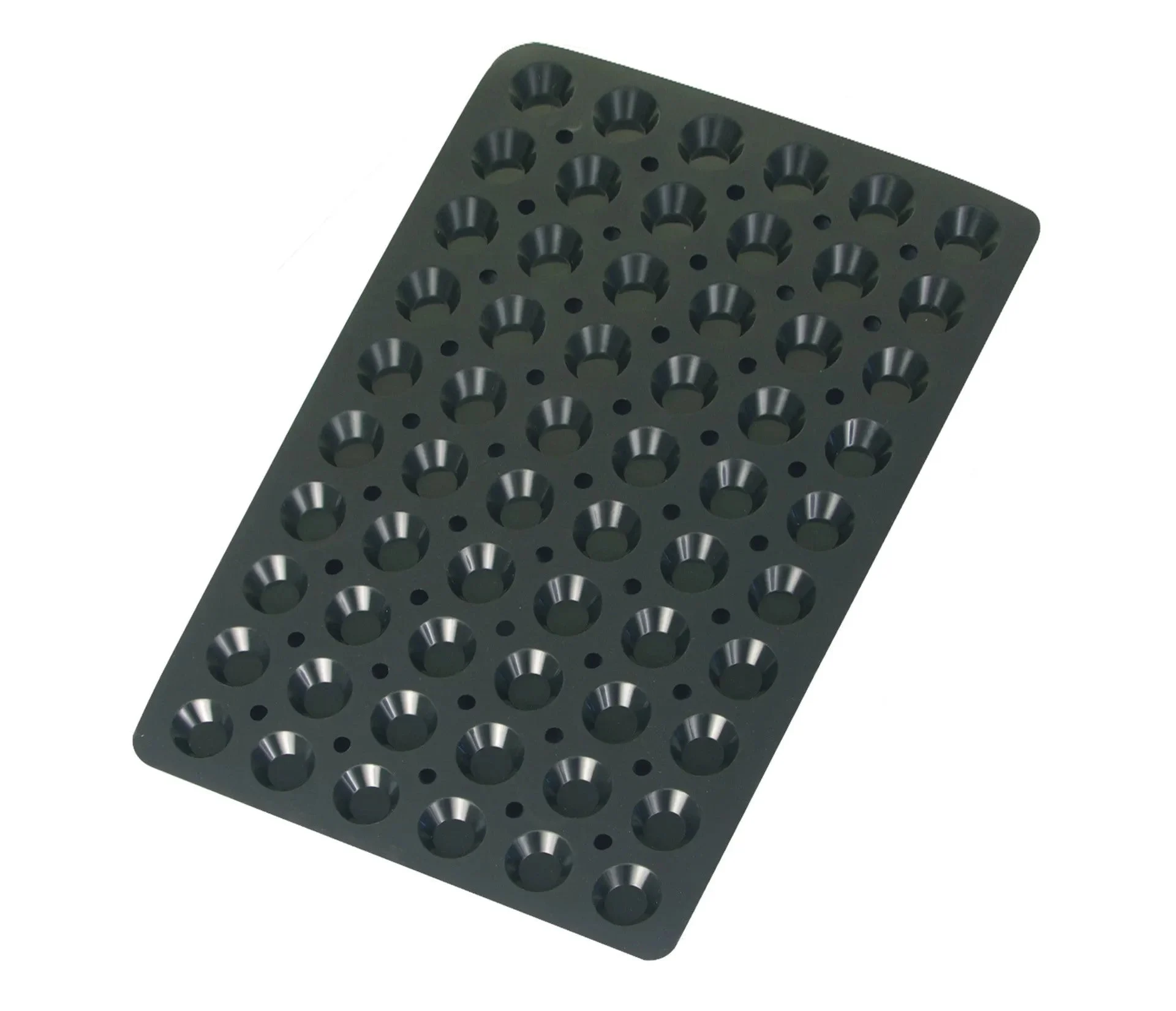LACOR Moule à tartelette 60 cavités Noir 66767