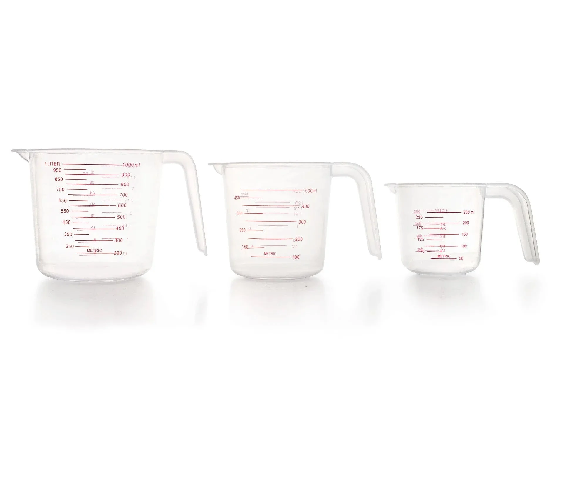 Ensemble de 3 pichets mesureurs LACOR 67130