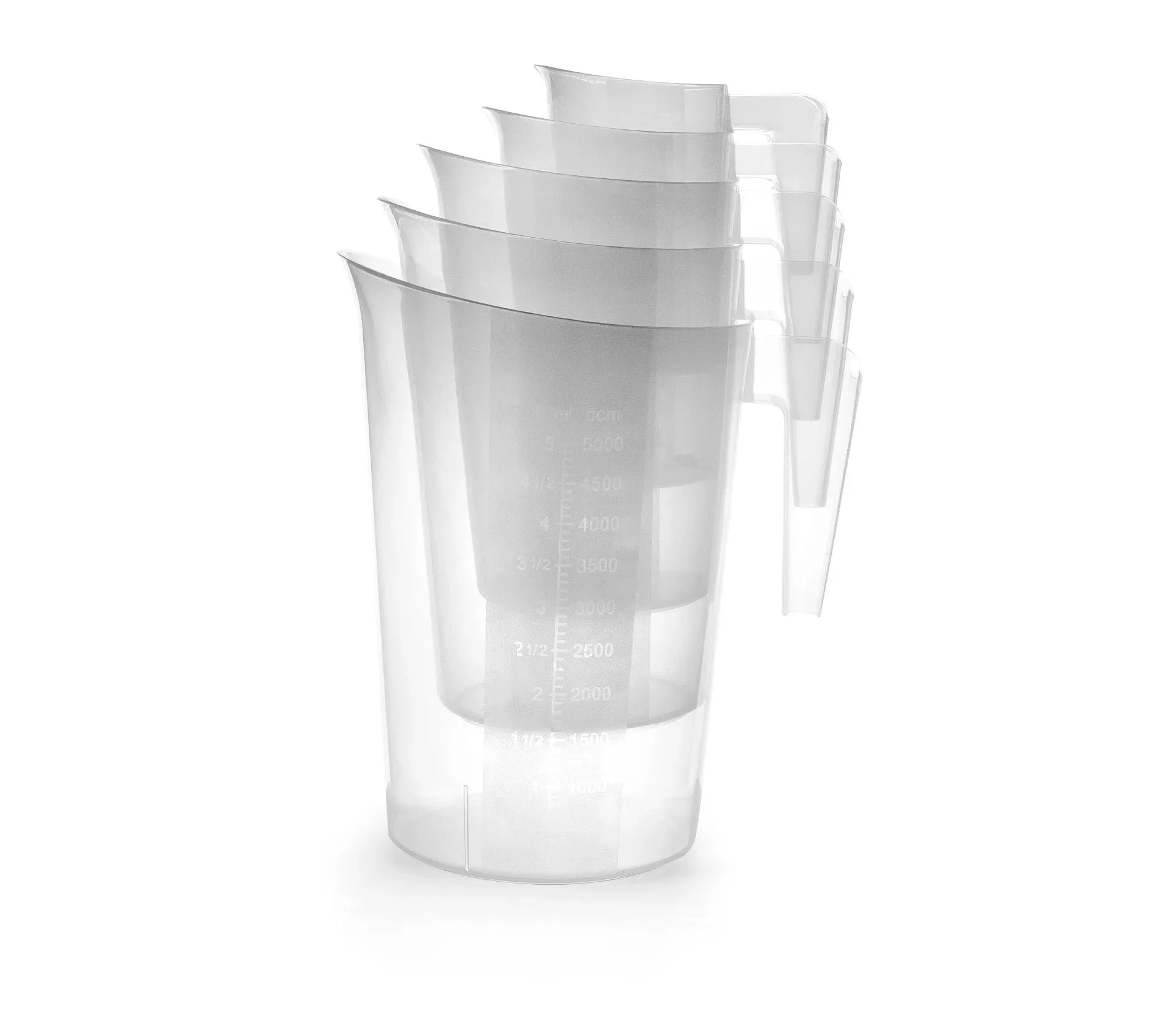 Ensemble de 5 pots mesureurs LACOR 67215