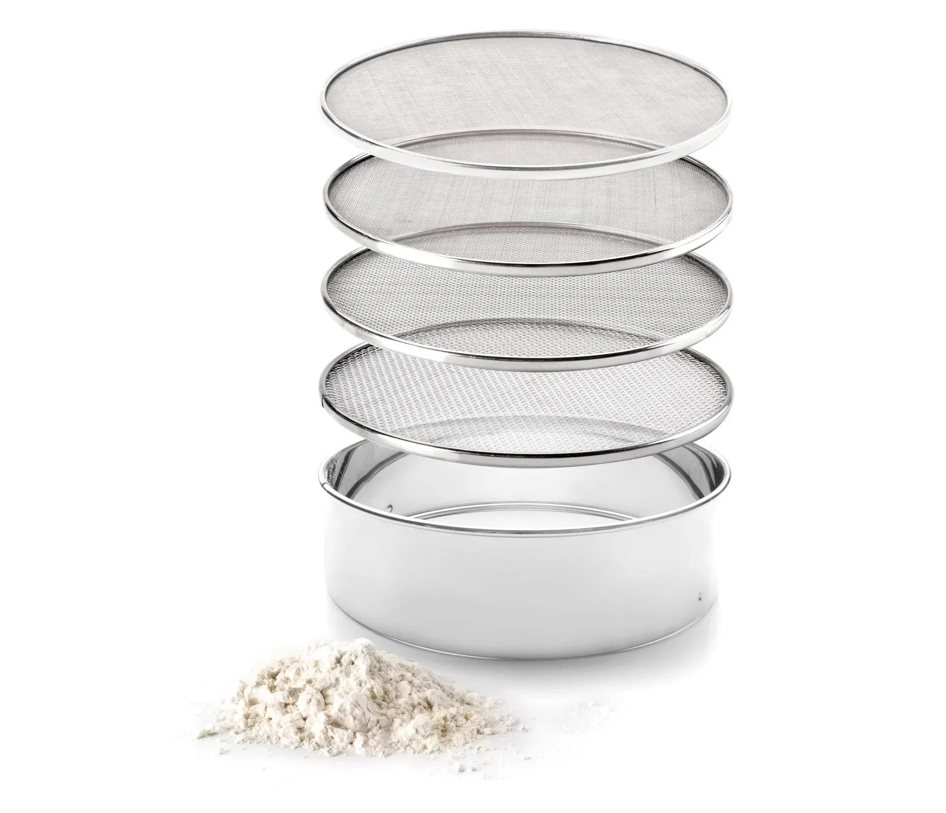 LACOR Tamis en acier inoxydable avec 4 mailles interchangeables 68340