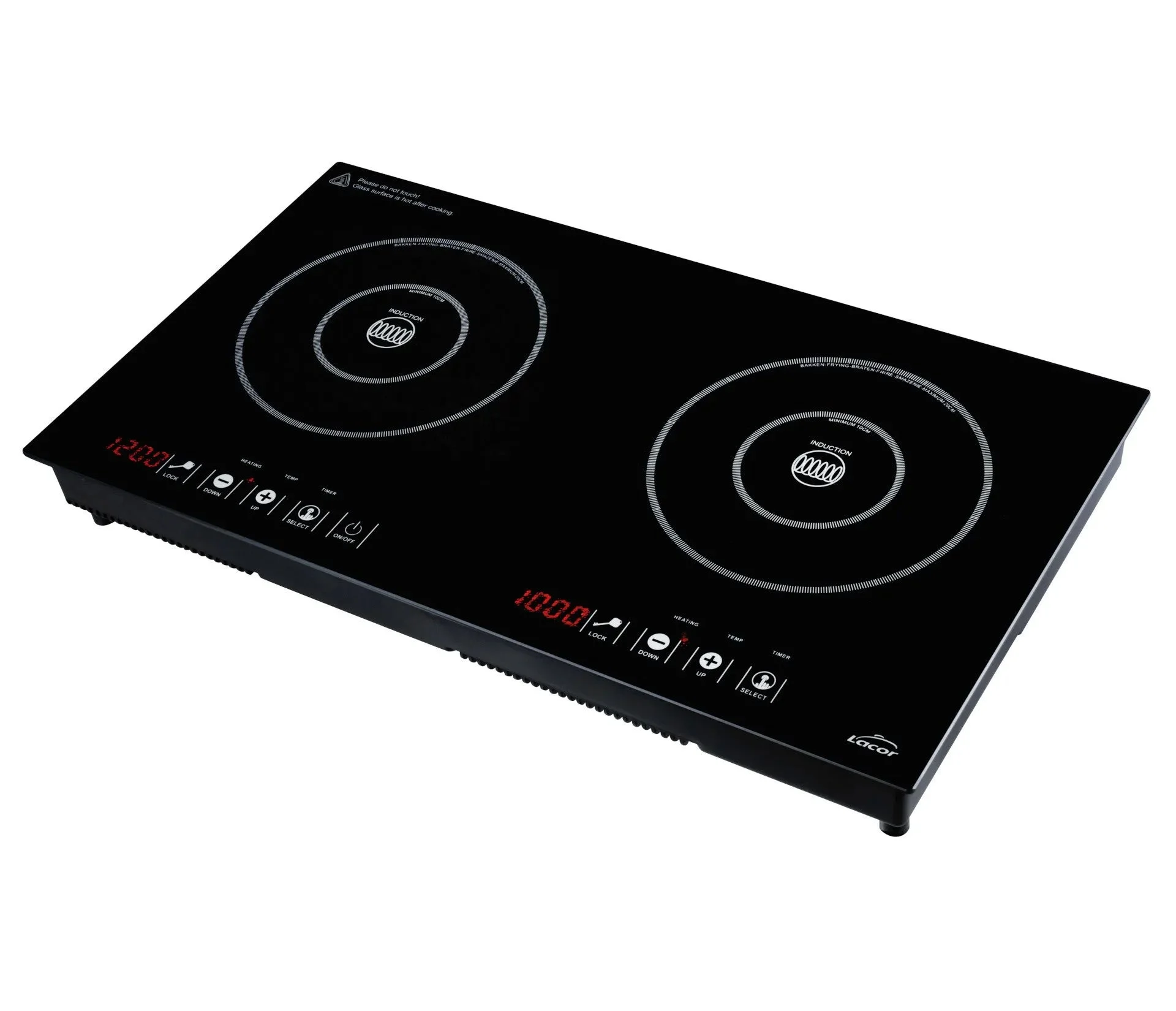LACOR Plaque de cuisson à induction horizontale Dual 69333