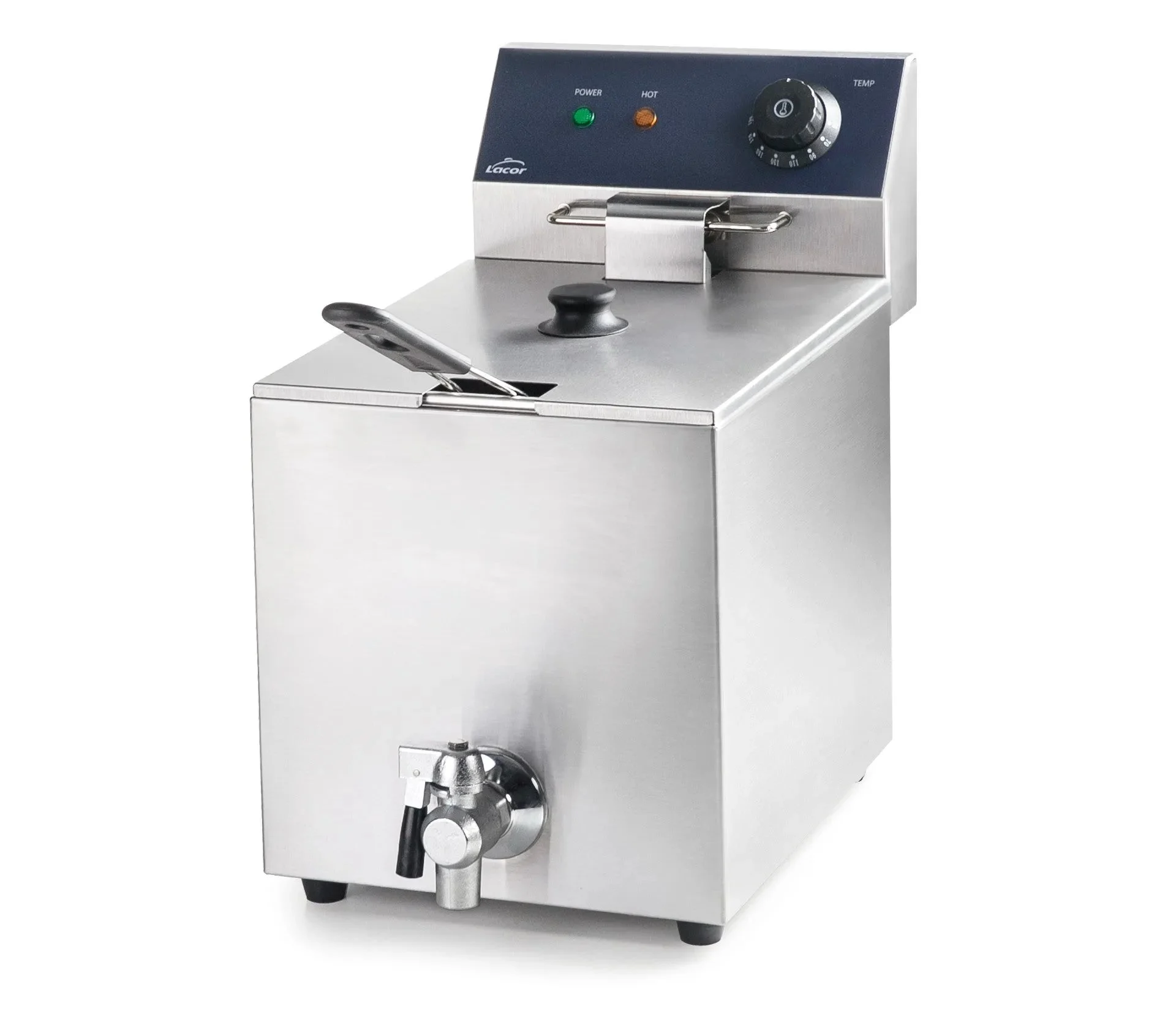 Friteuse LACOR avec robinet professionnel 69468