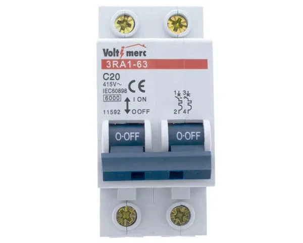 Disjoncteur magnétothermique NLS20 1/N 20A | AS07206 - STANDARD