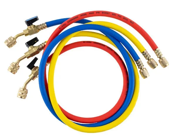 Tuyau 3x1/4x5/16 avec robinet 900 mm | 06HF351 - MATERIAL COMUN