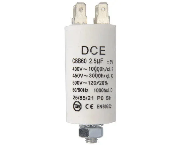 Condensateur travail 2,5 µF 450 V - STANDARD