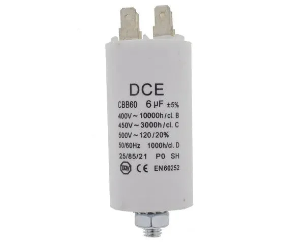 Condensateur travail 6,0 µF 450 V - STANDARD
