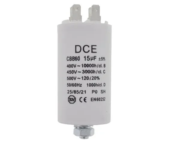 MONDO Condensateur travail 15,0 µF 450 V - STANDARD