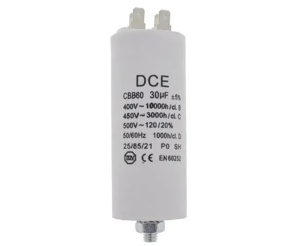 Condensateur travail 30,0 µF 450 V - STANDARD