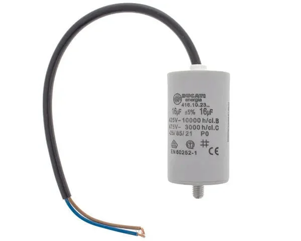 Condensateur de travail avec câble 16,0 µF - STANDARD