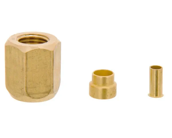 Douille-écrou-manchette 1/4'' 0,8 mm