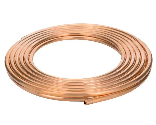 Tuyau en cuivre 5/8'' 15 m. norme EN12735-1