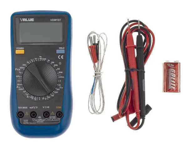 Multimètre numérique VDM15 - VALUE