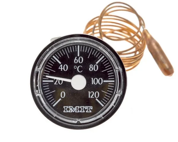 Thermomètre rond 0º à 120ºC Ø43 mm à verrouillage automatique - STANDARD