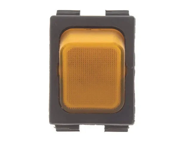 Bouton déviateur jaune 30x22mm - STANDARD