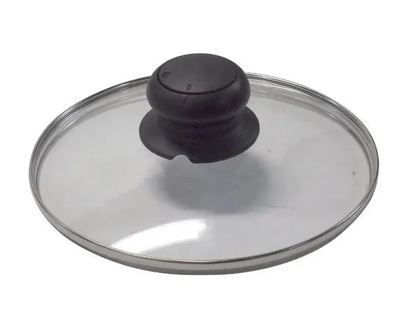 Couvercle en verre avec bouton réglable ø 16 cm. - STANDARD