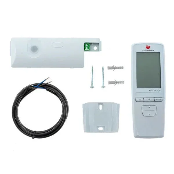 Thermostat exacontrol E7 radio avec base pour chaudière Saunier Duval 0020085217