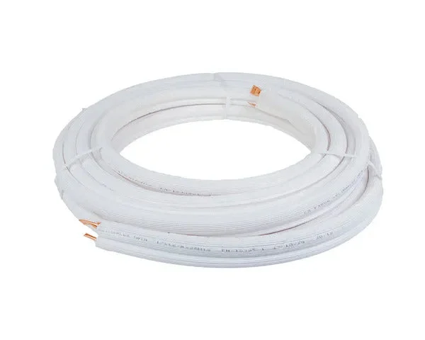 Tube de cuivre isolé double 1/4 + 5/8 20 m - STANDARD