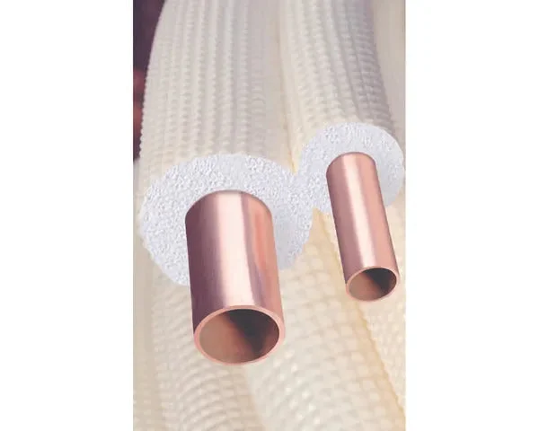 Tube isolé double 3/8+5/8 20 m - STANDARD