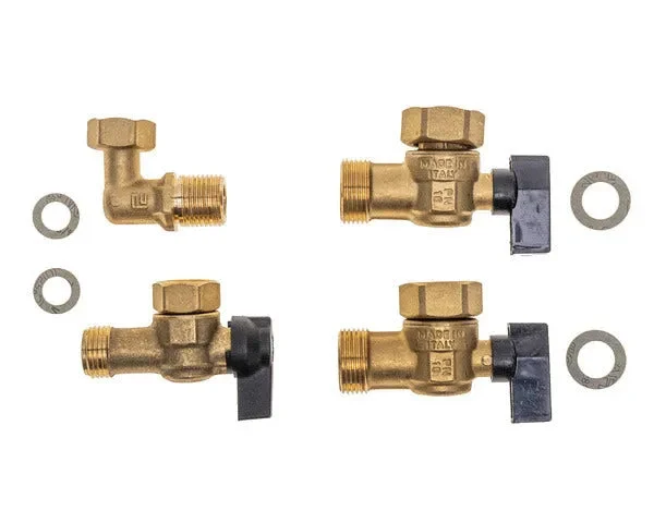 Ensemble de 3 robinets pour chaudière Ariston