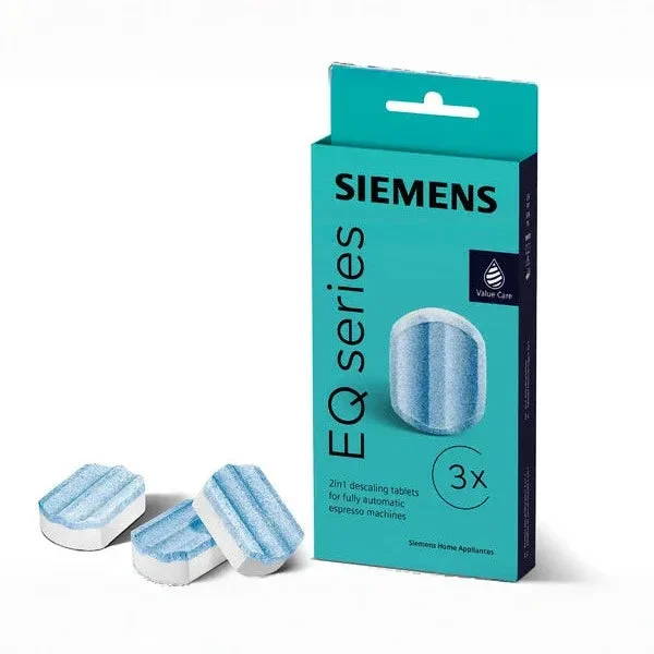 Pastilles détartrantes pour cafetière Bosch série EQ code 00312095