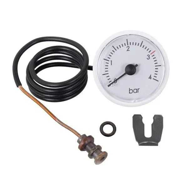 Manomètre pour chaudière Ariston 65104234 compatible avec les modèles Clas Premium Evo