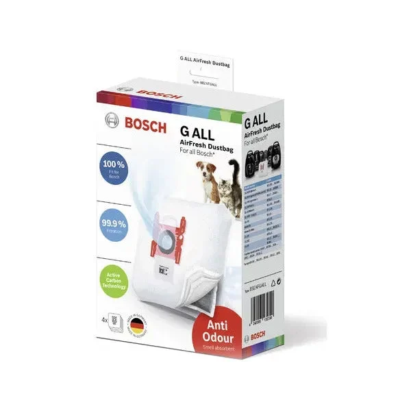 Sac pour aspirateur Bosch 17002915, lot de 4 unités