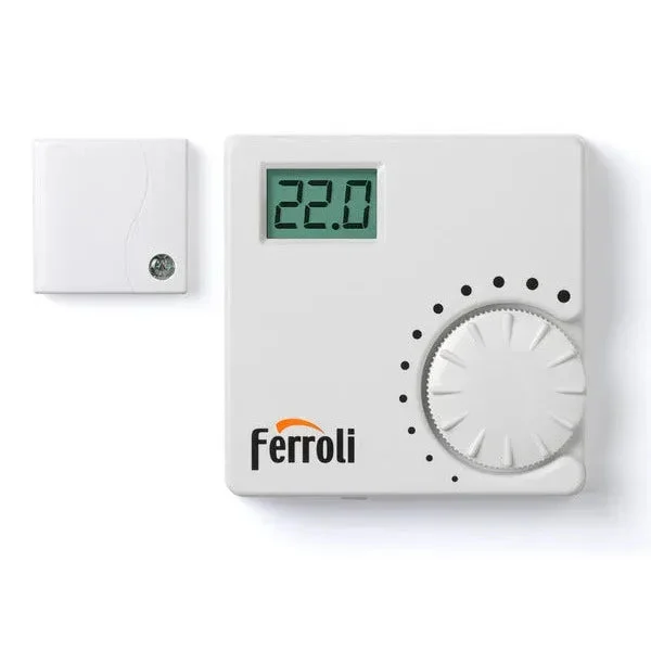 Thermostat numérique sans fil pour chaudière Ferroli FER 8RF HRT176RS