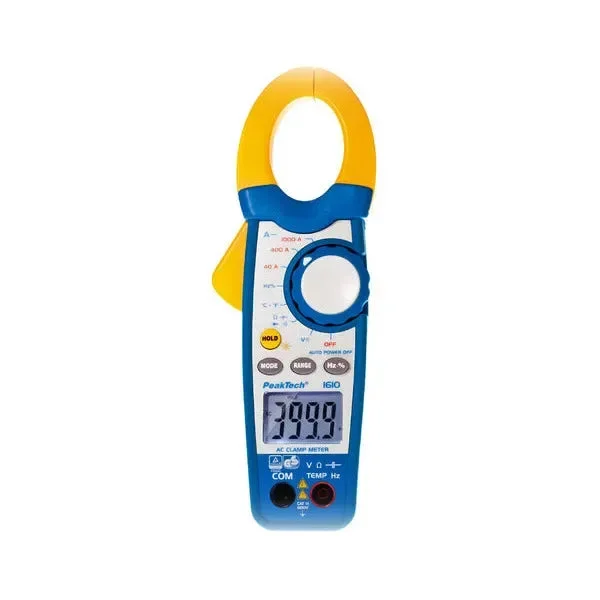 Pince ampèremétrique numérique pour diagnostic électrique Peaktech P 1610