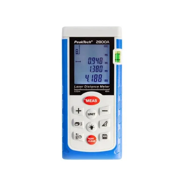 Dispositif de mesure de distance laser professionnel 40m Peaktech P2800